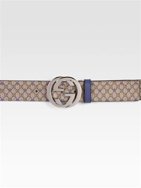 gucci belt with stars